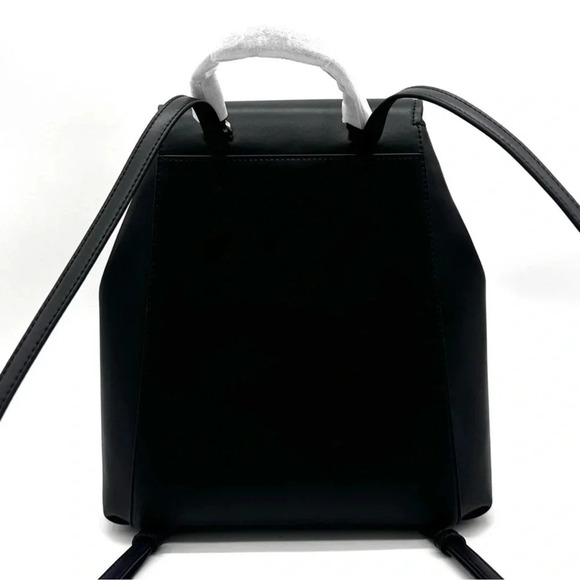 Michael Kors Medium Phoebe Drawstring Backpack Black/Gold - Picture 5 of 10